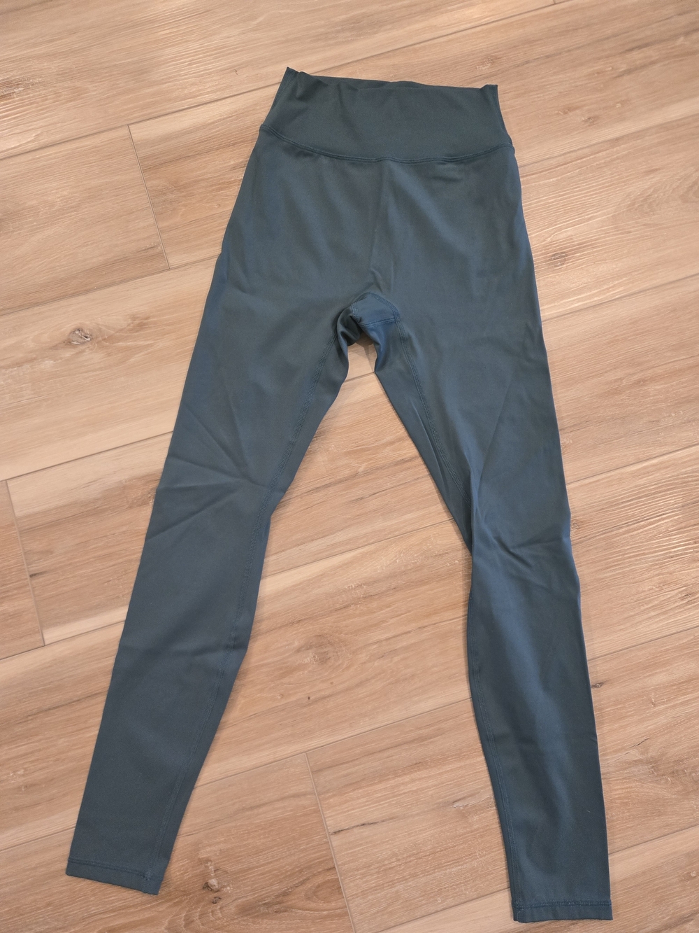High-Waist Leggings in Deep Teal